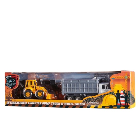 Wheel Master International Lonestar Dump Truck with Wheel Loader Play Toy Truck - Picture 2 of 9